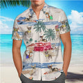 Plus Size Men's Fashion Digital Printing Short Sleeve