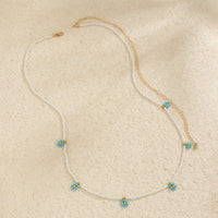 Holiday Style Single Layer Daisy Woven Waist Chain