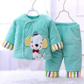Baby Cotton Padded Coat Winter Thick Suede Cotton Jacket Quilted Two Newborn Winter Clothing