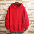 Solid Color Loose Casual Versatile Hooded Sweatshirt