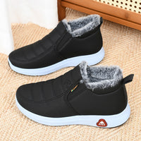 Winter Fleece-lined Thickened Middle-aged And Elderly Thermal Non-slip Cotton-padded Shoes