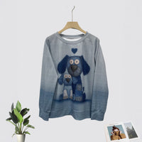Women's Daily Casual Christmas Digital Printing Sweater