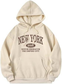 Women's Letter Pattern Hoodie Pullover Sweater
