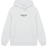 Drop Shoulder Loose Solid Color Hooded Sweatshirt