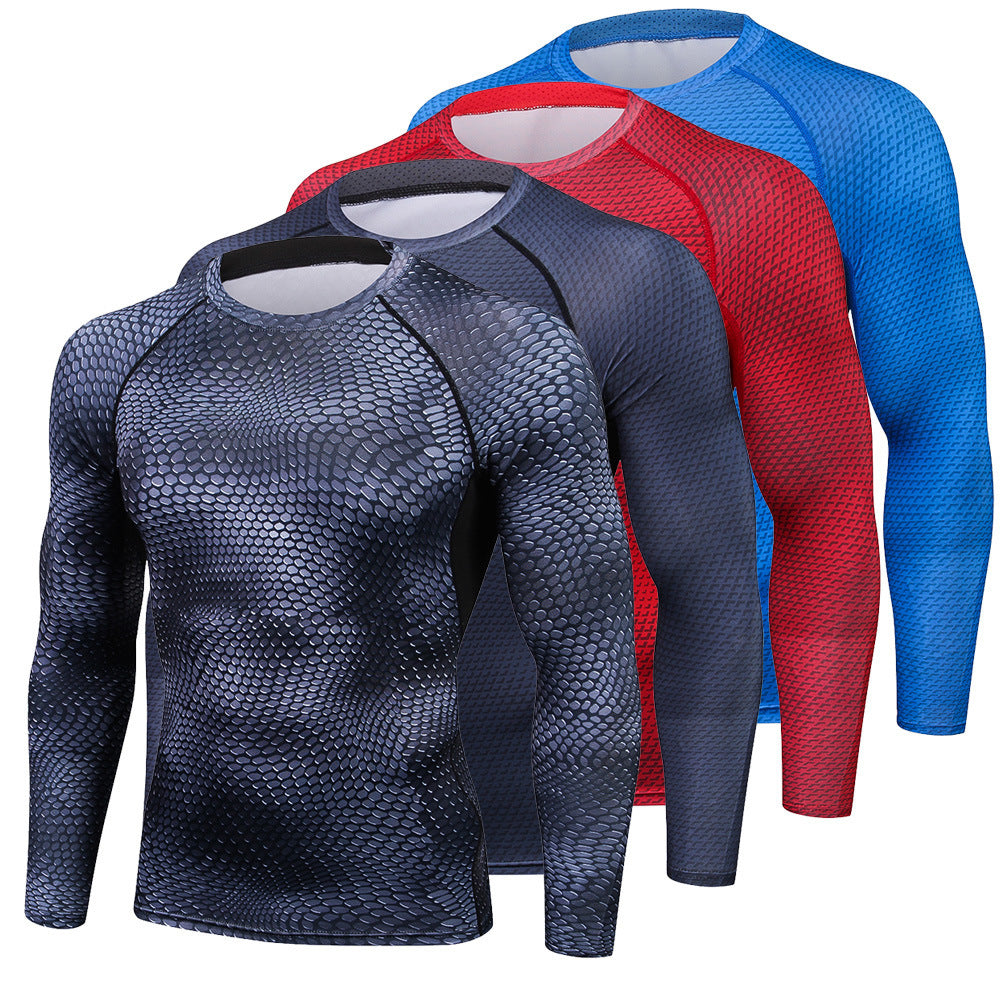 Long sleeve breathable quick-drying fitness training clothes