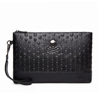 Retro Men's And Women's Skull Clutch