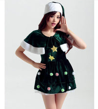 Green Elf Christmas Performance Costume