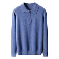 Half Turtleneck Zipper Thickening Sweater