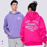 Loose American Retro English Printed Hoodie