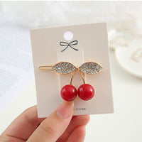 Temperament Net Red Pearl Female Rhinestone Hairpin