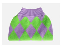 Trendy Plaid Clothes Dog Pet Sweater