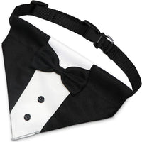 Dog Tuxedo Suit With Bow Tie And Bandana  Adjustable Formal Costumes For Small, Medium, Large Dogs Perfect For Weddings Birthdays