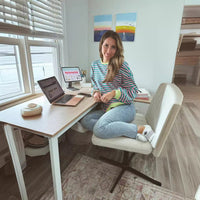 Women's Loose-fitting Casual Striped Hoodie