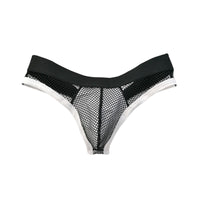 Men's Fishnet T-back Thin Belt