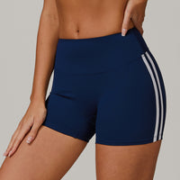 Nude Feel High Waist Yoga Shorts Peach Tight