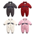 Letter Embroidery Children's Baseball Uniform Fleece Thickening