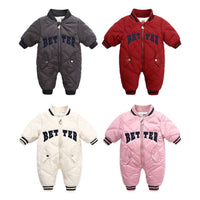 Letter Embroidery Children's Baseball Uniform Fleece Thickening