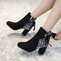 Versatile Short Boots Large Women's Shoes