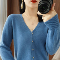 Spring And Summer New V-neck Cardigan Loose Plus Size Women's Clothing