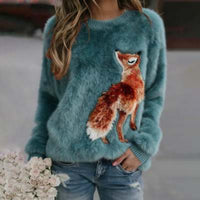 Christmas-themed Flannel Hoodie With Autumnwinter Prints