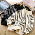 Children Casual Polo Collar Fashion Tops Handsome
