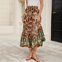 Printed Beach Vacation Skirt