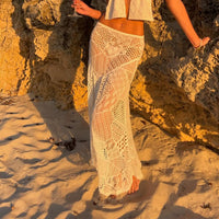 Bodycon Sheer Low-Waist EuropeanAmerican Style Fishtail Skirt