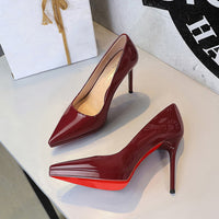 Professional Sexy Stiletto Heel Patent Leather Pumps