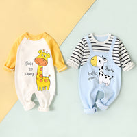 Long-sleeved Romper Girl Baby Clothes Autumn Suit