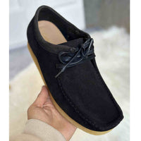 Men's Thick-soled Casual Lace Up Leather Shoes