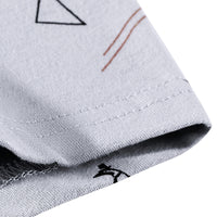 Men's Cotton U-convex Boxers Mid-waist 3D Printing