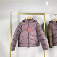 Fleece-lined Thick Mid-length Down Cotton-padded Jacket