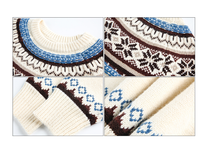 Women's Round Neck Sweater Thickening Warm And Loose