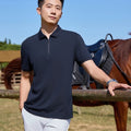 Business Semi-zipped Short-sleeved POLO Shirt