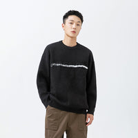 Fashion Casual Men's Pullover Loose Sweater