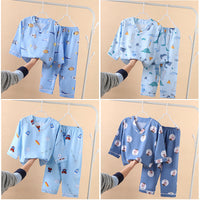 Children's Summer Thin Print Homewear Set