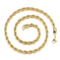 Stainless Steel Twist Chain Titanium Steel Necklace Clavicle Chain