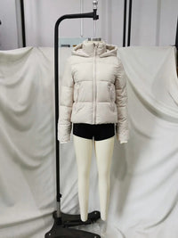Fashion Zipper Loose-fitting Short Coat Women