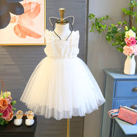 Super fairy dark flower dress princess dress