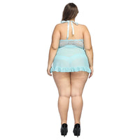 Oversized lace nightdress