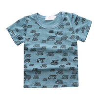 European And American Children's Denim Suit Boys' Single T Jeans 4 PCs Set