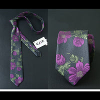 Male business striped retro suit tie
