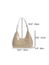 Patent Leather Glossy Women's Shoulder Bag Fashion All-match Handbag