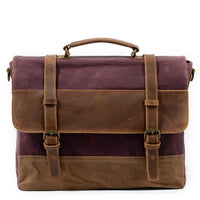 Waterproof oil wax canvas bag