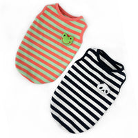 Striped Clothes Small Dog Pet Clothes Vest Type