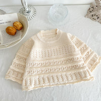 Vintage-inspired Knitted Romper Bodysuit