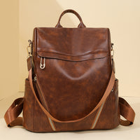 Womens Casual Soft PU Leather Shoulder Bag