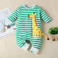 Baby Children's Romper Cartoon Christmas Deer Romper Jumpsuit