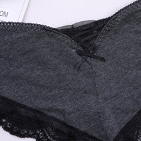 Pure cotton half pack hip thong