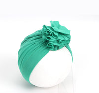 Pleated flower hat